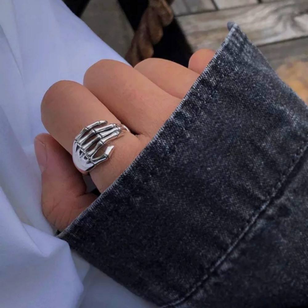 Sterling Silver Skeleton Ring